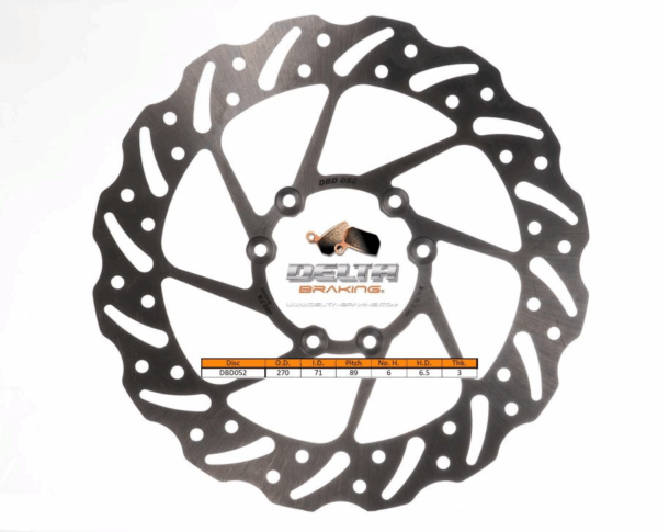 Delta Braking voor remschijf ( 270mm ) Type G TM 125-530 10-25