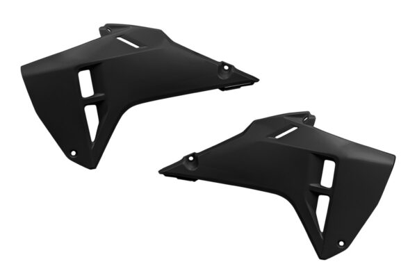 UFO Radiator Kappen Zwart Honda CRF 250R 2022-2024 & CRF 450R 2021-2024 ( restyle 2025 )