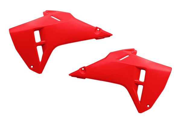 UFO Radiator Kappen Rood/OEM kleur Honda CRF 250R 2022-2024 & CRF 450R 2021-2024 ( restyle 2025 )