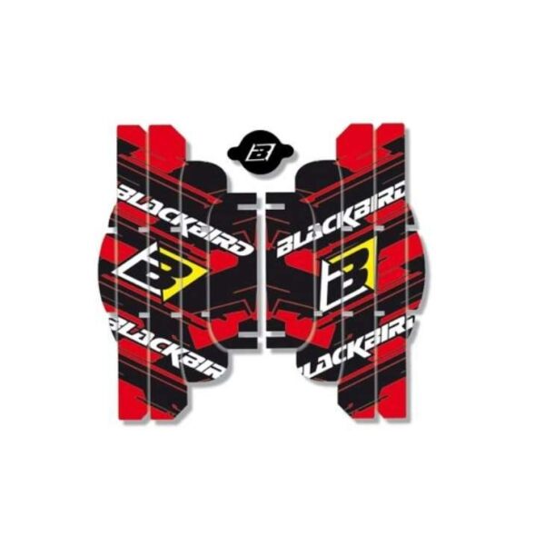 *Blackbird Stickers for Radiat Louvers Crystal CRF250 10-13