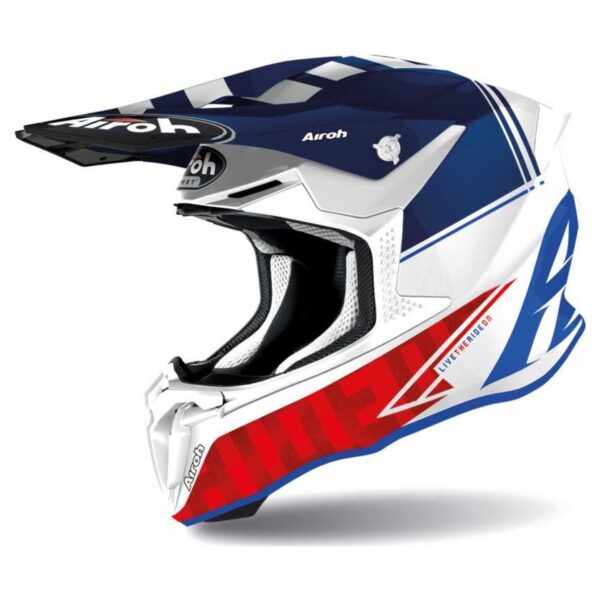Airoh Helmet Twist 2.0 Tech blue gloss