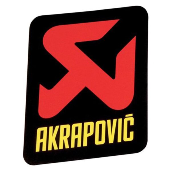 Akrapovic Sticker inside