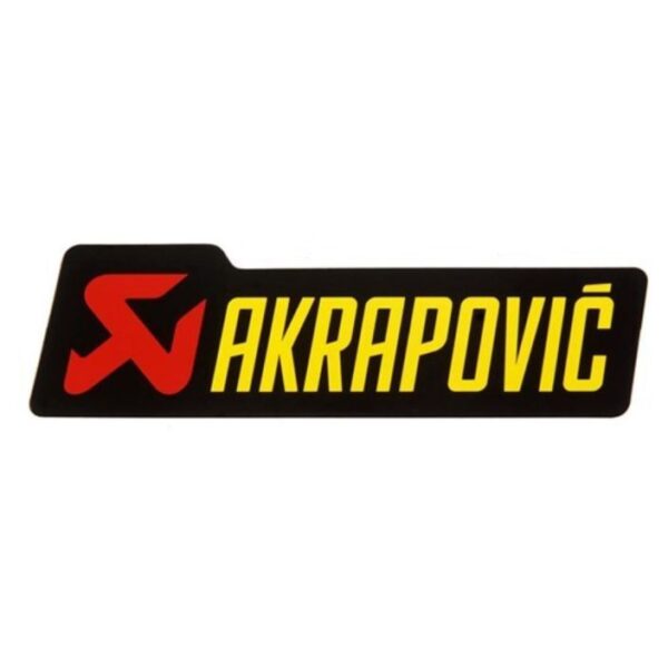 Akrapovic Sticker Horizontal (Muffler)