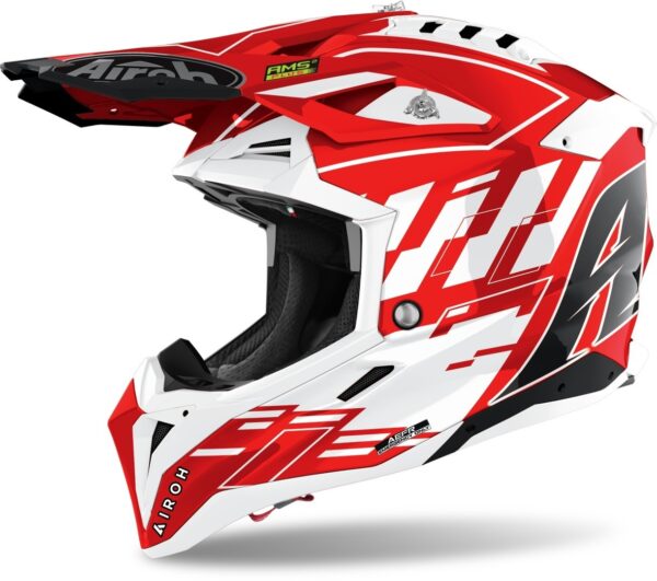 Airoh Helmet Aviator 3 Rampage Red Gloss