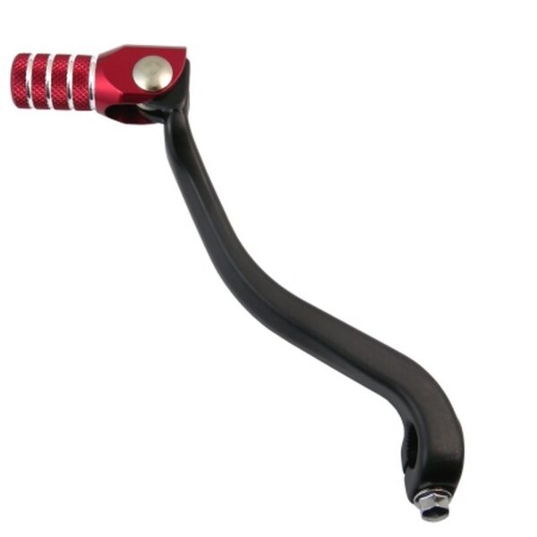 TMV Gear Shift Lever Alu Forged CR450F 09-16 Black/Red tip