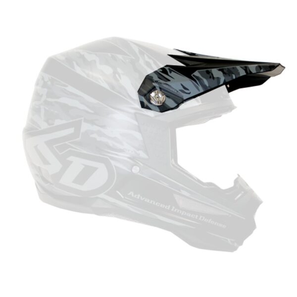 *6D Visor Camo - Matte Black/Black