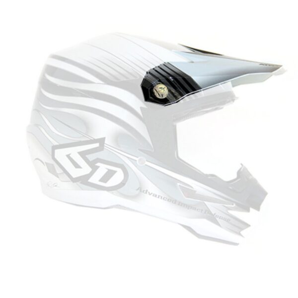 *6D Visor Crusader - Black/White