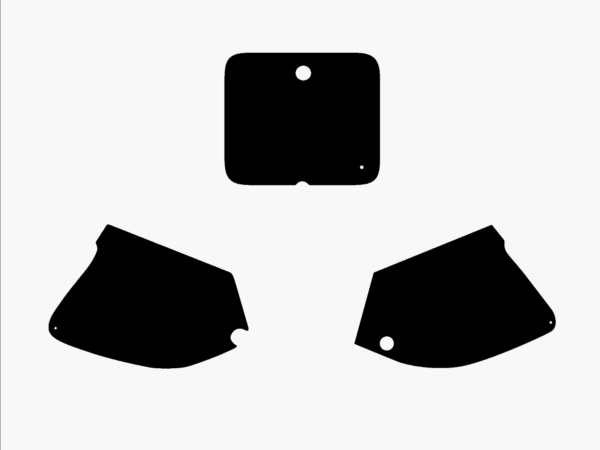 Blackbird Suzuki Pre Cut Background set Black RM 125-250 94-95