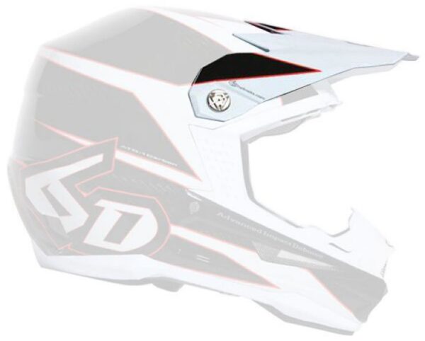 *6D Visor EVO Carbon White