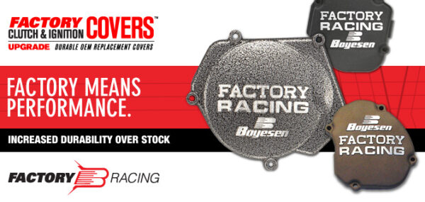 Boyesen Clutch Cover CR250FX 04-.. Silver