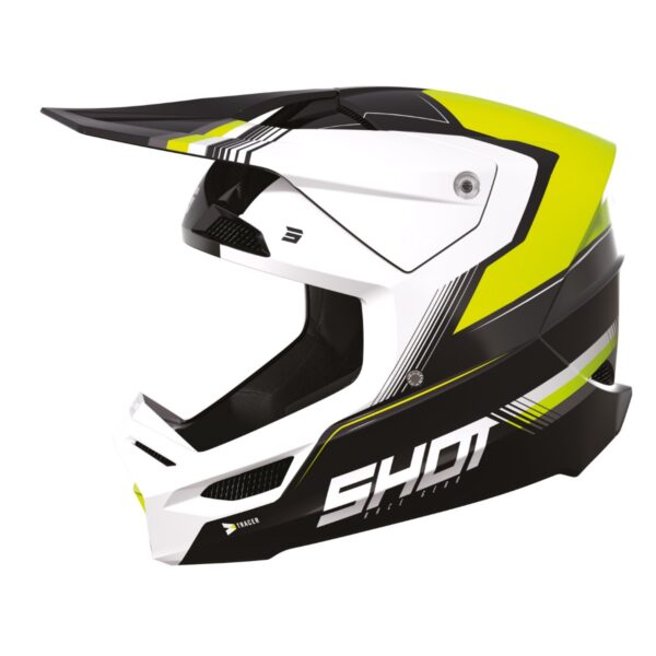 Shot Helmet Youth Furious Tracer Neon Yellow Glossy