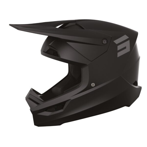 Shot Helmet Furious Solid Black Matt