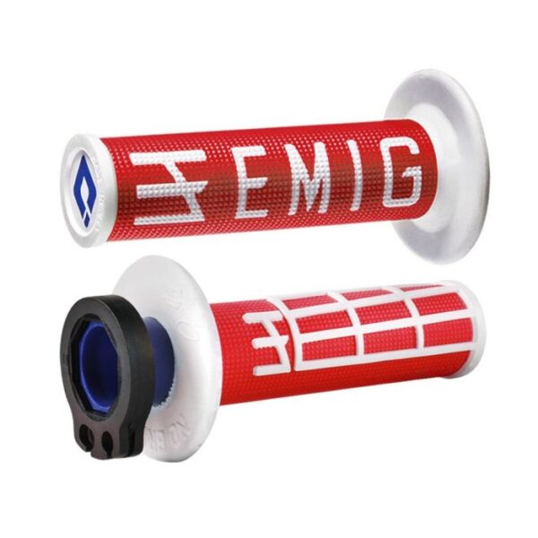 ODI EMIG 2.0 - V2 LOCK-ON Grip - RED/White