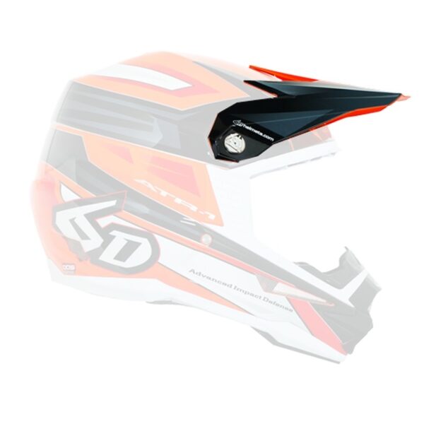 6D Visor - Pilot Neon Orange v2