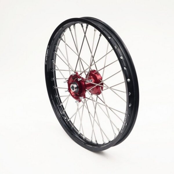 Rex Wheels Front 21-1,60 CR/CRF 95-.. Black Rim/Red Hub 20MM