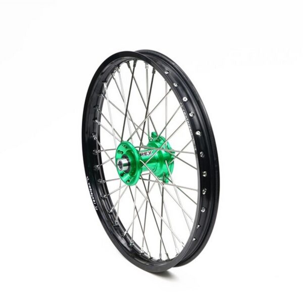 Rex Wheels Fr. 21-1,60 KX/KXF 06-.. BK Rim/Green Hub 20MM