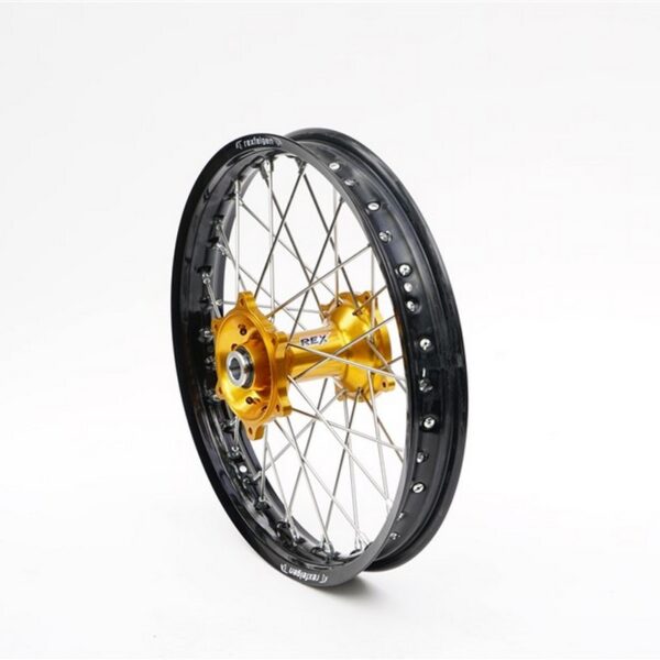 Rex Wheels Rear 19-2,15 RMZ450 05-.. Black Rim/Gold Hub 25MM