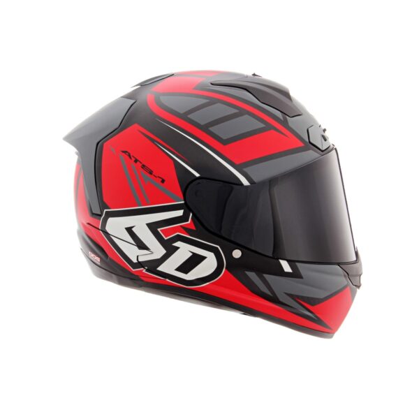 6D ATS-1R Rogue Matte Red Grey - L