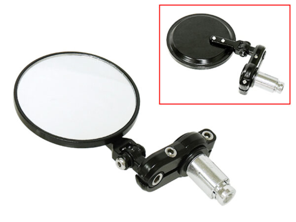 Hyper Bar End Mirror Black