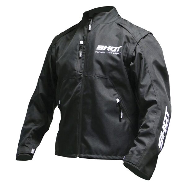 SHOT Contact Jacket Black White