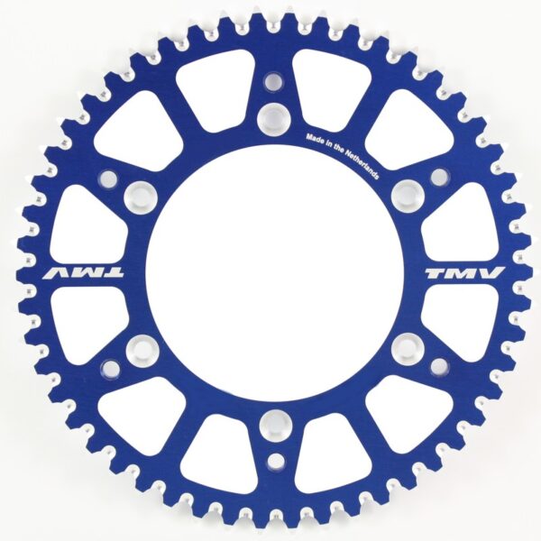 TMV Rear Sprocket Alu. YZ+F 99-.. 50t Blue