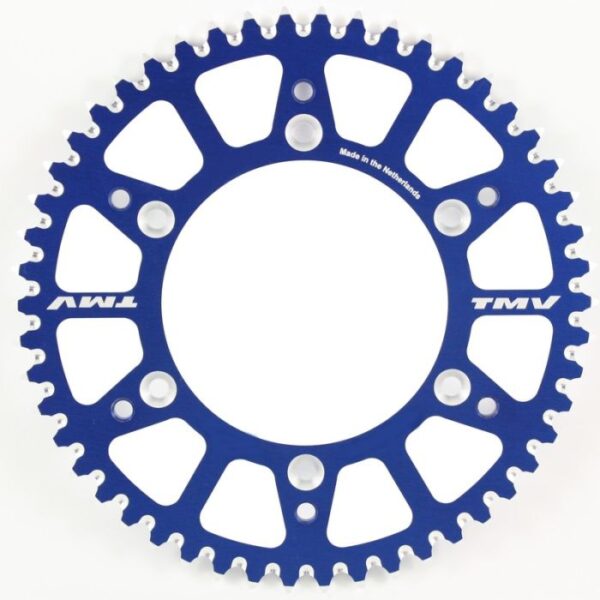 TMV Rear Sprocket Alu. SX+F 90-.. Husq 14-.. Blue