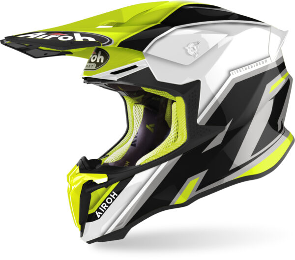 Airoh Helmet Twist 2.0 Shaken Yellow