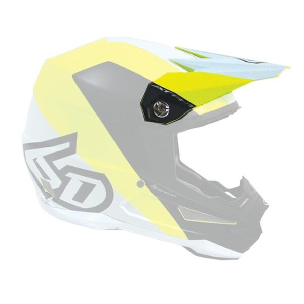 *6D Visor Wedge - Matte Neon Yellow