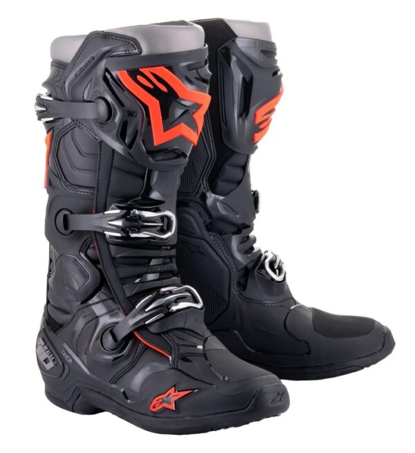 Alpinestars Boot Tech 10 Black/Red Fluo
