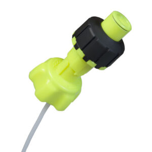 Racetech brandstoftank vervangende dop fluor geel